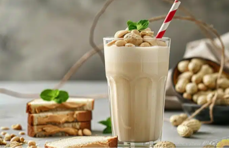 شیک بادام زمینی